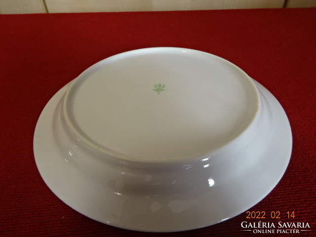 Hollóház porcelain small plate, spring flower pattern, diameter 19 cm. He has! Jókai.