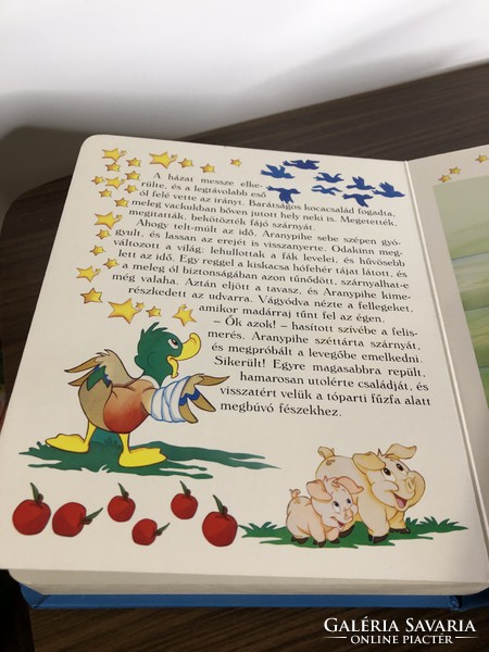 Aranypihe Bendegúz Ugribugri kemény lapos  mese könyv mesekönyv