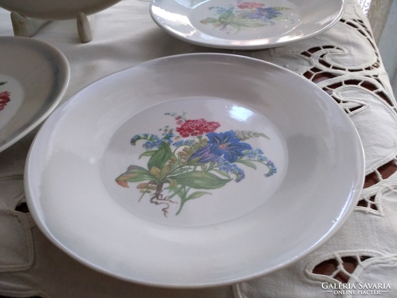 Porcelain pastry set from Lüszterázzs from 1929