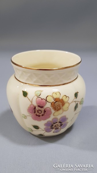 Zsolnay butterfly hand-painted porcelain pot 7 cm high