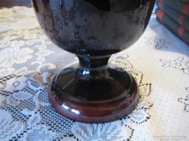 Mezőtúri, Léva, Art Nouveau vase, with very nice glaze, 31 cm
