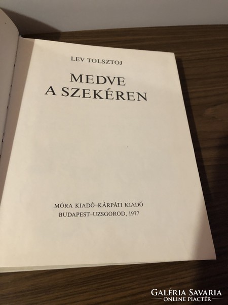 Medve a szekéren Lev Tolsztoj könyv mese állatmese mesekönyv