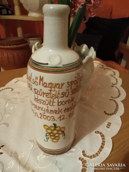 Inscribed wine pottery