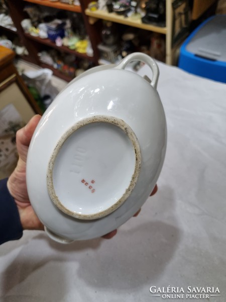 Old porcelain sauce bowl