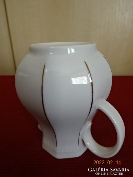 Schirnding bavaria quality porcelain milk spout, height 10 cm. He has! Jókai.