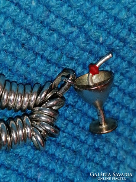 Links of London ezüst karkötő koktélos pohárral