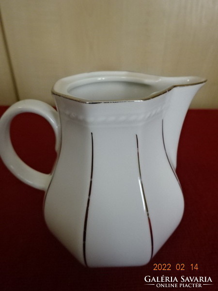 Schirnding bavaria quality porcelain milk spout, height 10 cm. He has! Jókai.