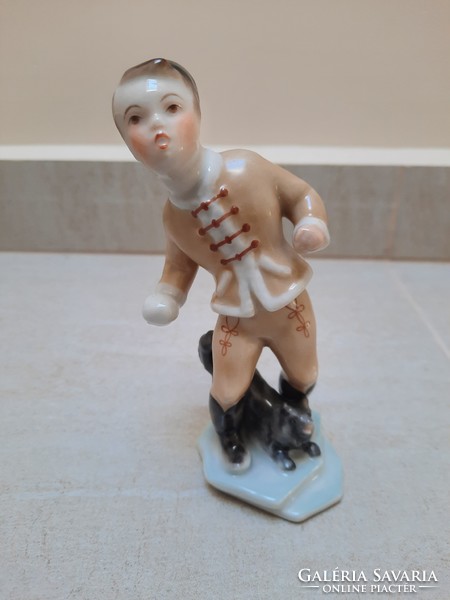 Herend snowball boy porcelain figurine for sale!