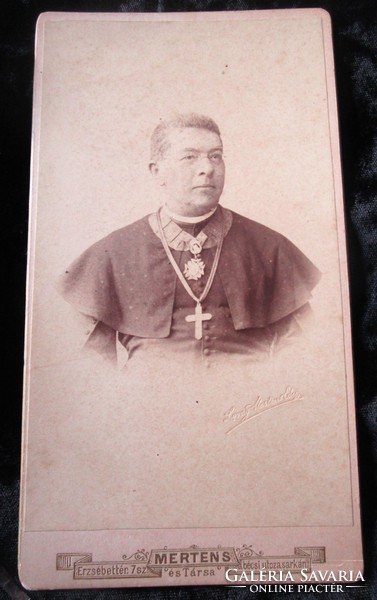 1892 Esztergom czibulka nándor abbot canons marked photo photo