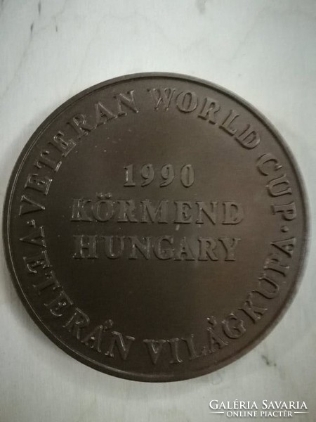 Veteran World Cup 1990 nail hungary commemorative medal