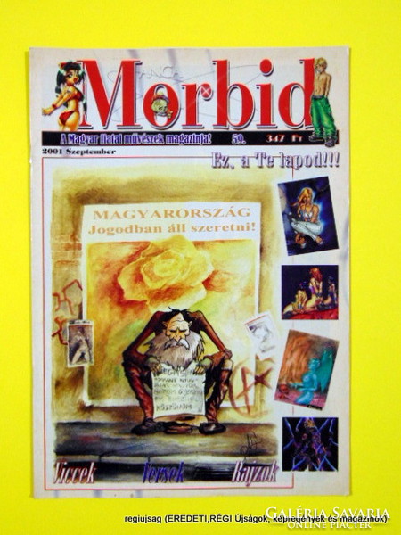 2001 szeptember  /  MANGA MORBID  /  Régi ÚJSÁGOK KÉPREGÉNYEK MAGAZINOK Szs.:  12798