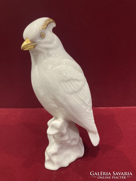 Crow house porcelain bird