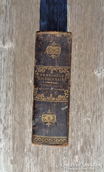 1840-41 English-French dictionary from A to Z, two volumes