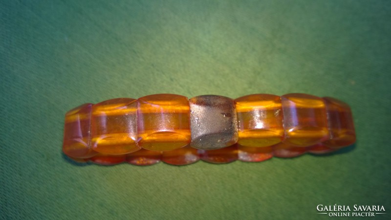 Beautiful retro bracelet-bracelet honey yellow with amber effect