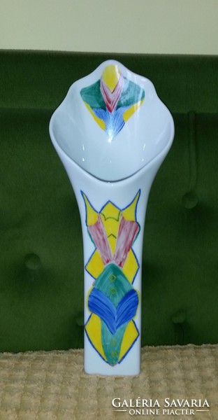 Tettau Bavaria kézzel készült porcelán váza, 22-34 cm magas