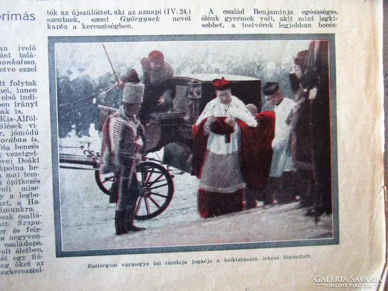 Justinian Serédi the cardinal prince primate Esztergom 1927 appendix 24 pages with many pictures national newspaper