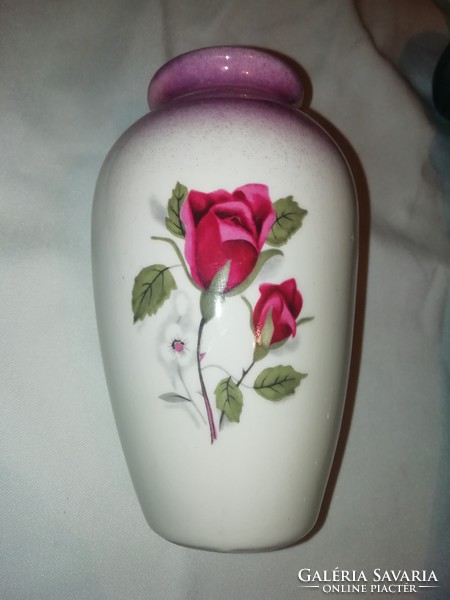 Rózsás nagyon szép váza hibátlan állapotban