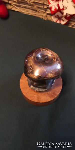 Dt/015 - apple cone - bronze sculpture