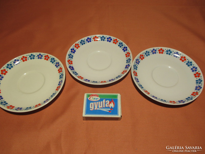 3 Lowland coffee saucers