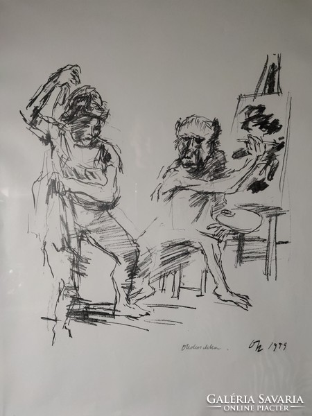 Kokoschka 1959"Action Painter "