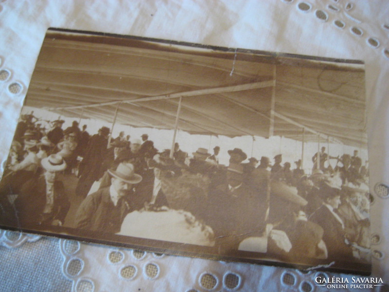 Gentlemen's company at a ceremony at the turn of the century, correspondence sheet