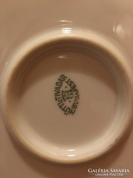 Hüttl tivadar in tiny floral porcelain bowl