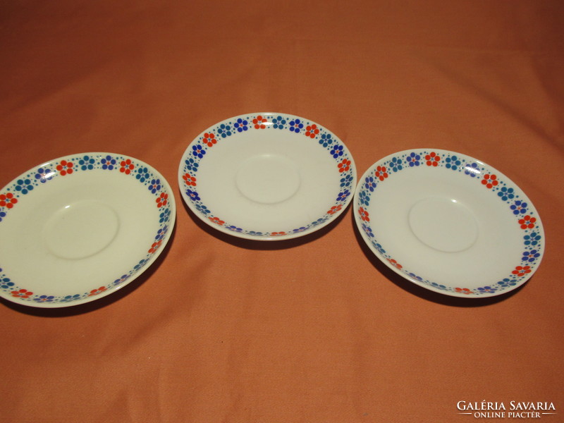 3 Lowland coffee saucers