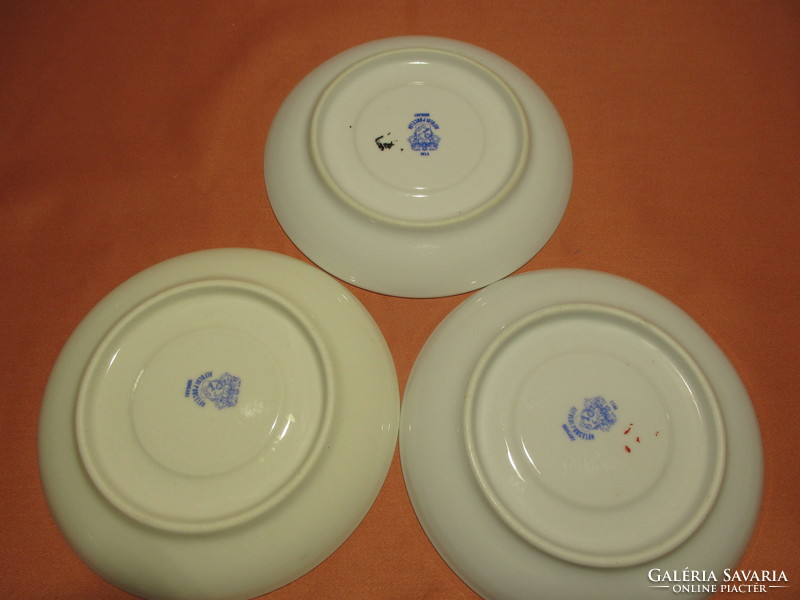 3 Lowland coffee saucers