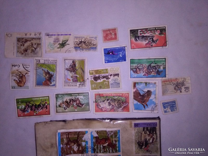 Stamps mixed together - found condition
