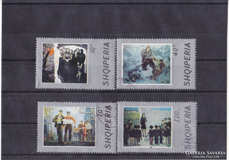 Commemorative stamps of Albania 1974