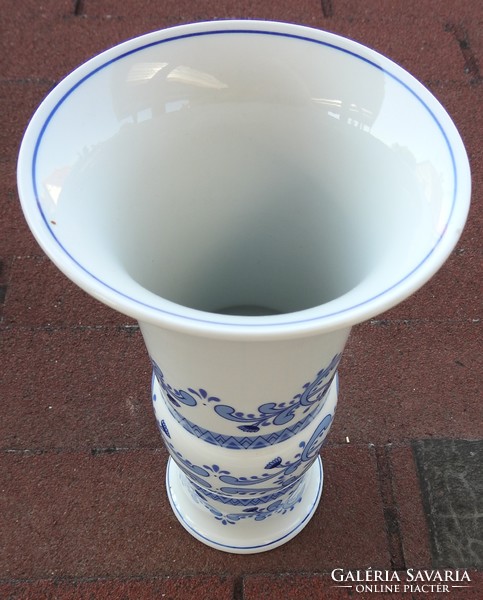 Hatalmas Unterweissbach kobaltkék váza