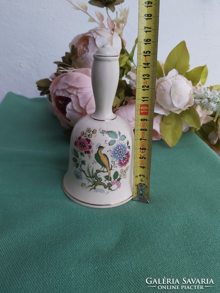 Beautiful badler england english 15 cm tall bird floral bell collector piece