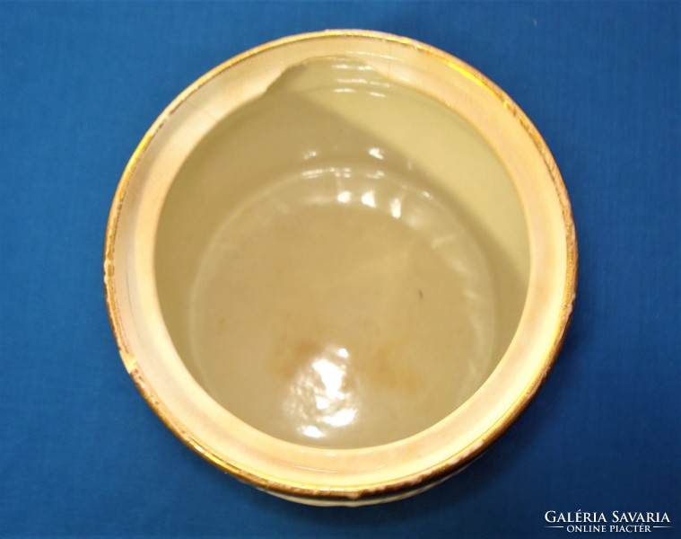 Antik porcelánfajansz tárolóedény vagy váza (Ludwig Wessel 1905)