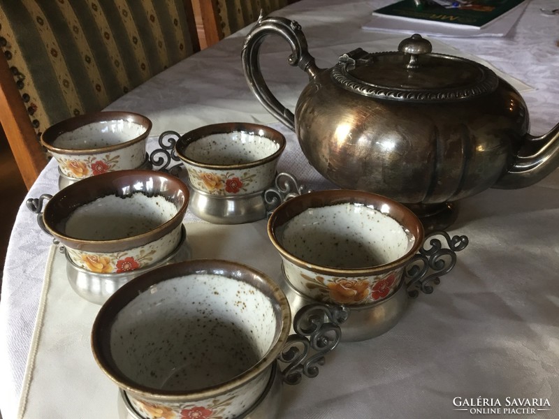 Tea set for 5 people, very nice condition, antique