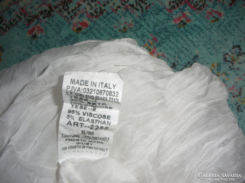 Italy silk top