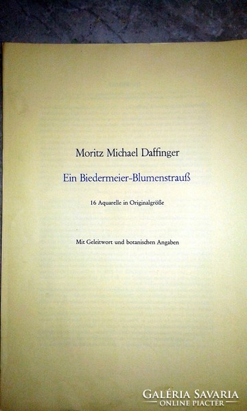 REPRODUKCIÓ!'Moritz Michael DAFFINGER 1790 - 1849 / Botanische Kunst"