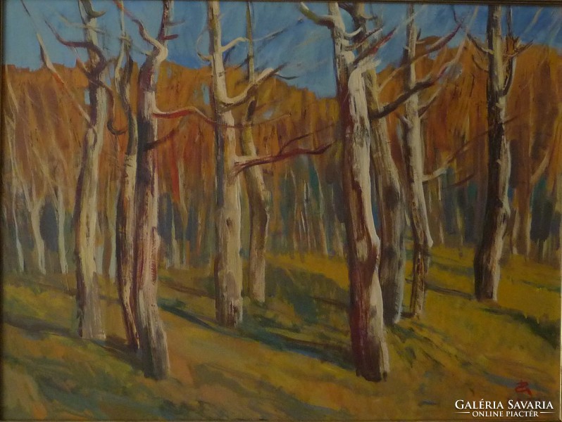 Pagan Géza (1927-2001) - white trees (gallery)
