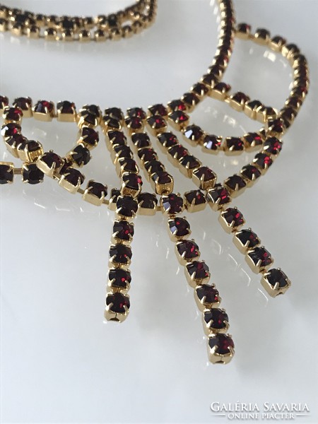 Garnet jewelry set, new!