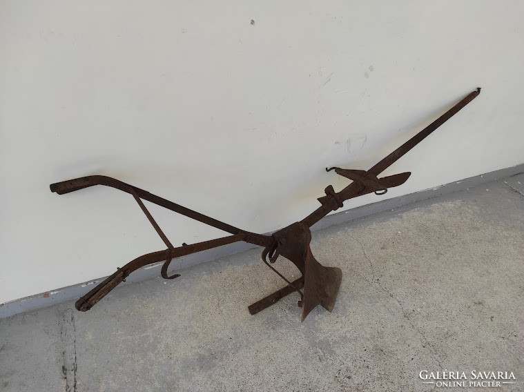 Antique iron plow agricultural tool 888