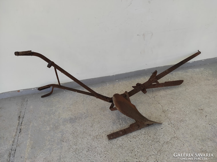 Antique iron plow agricultural tool 888