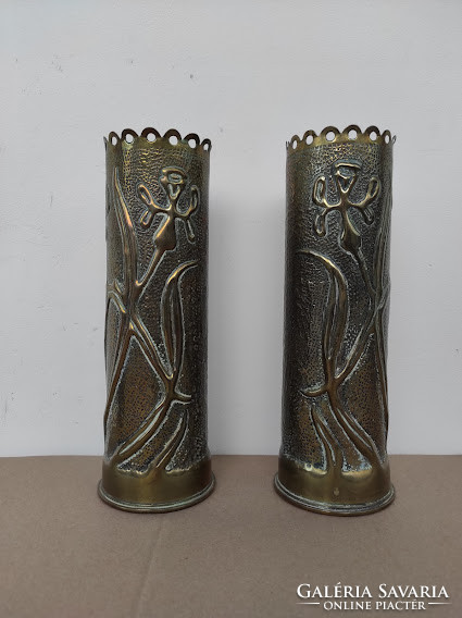 Antik i. World War II soldier memorial cannon vase cannon vase 2 pcs iris flower 5066