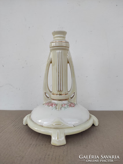 Antik jugendstil szecesszió jelzés nélkül porcelán asztalközép száraz virág váza 5099