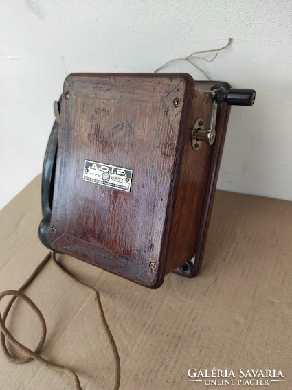 Antik fali fa telefon készülék 5059