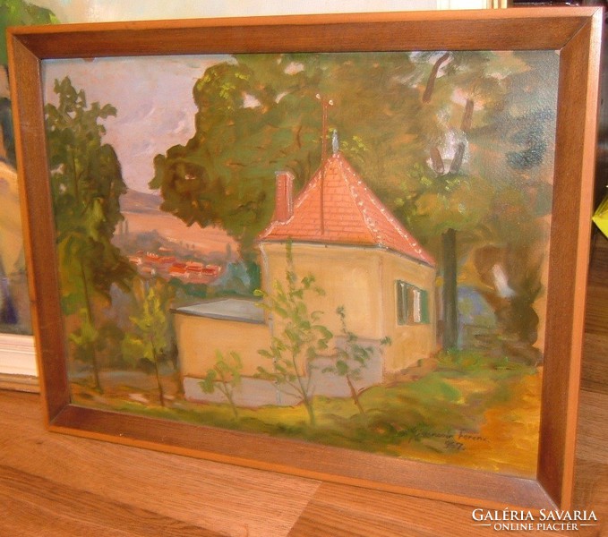 Ferenc Gerencsér oil painting: the countryside