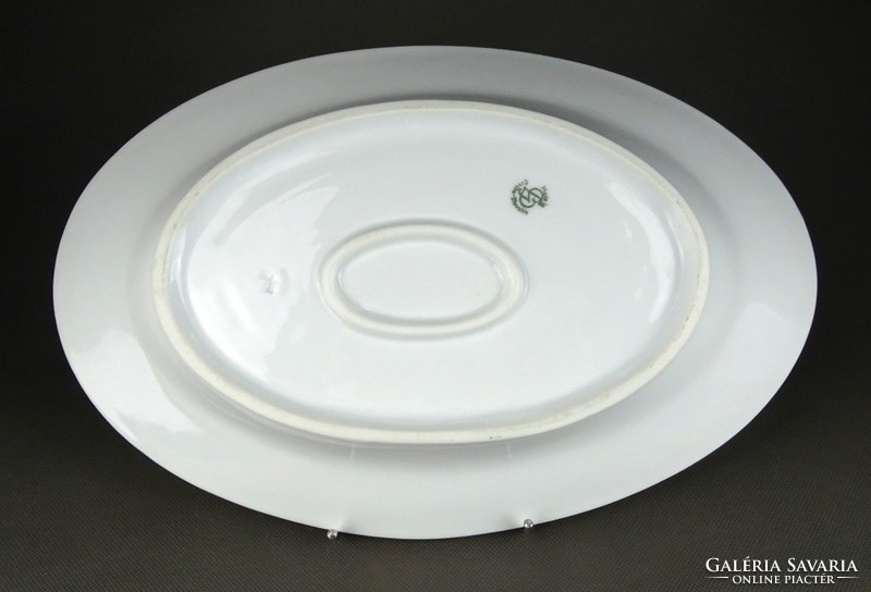 1H787 Gebrüder Benedikt fehér porcelán pecsenyés tál 22 x 33.5 cm