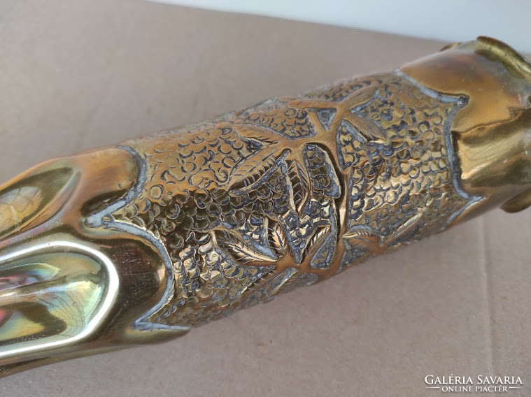 Antik I. világháború katona emlék lövegváza löveg váza 1 db 5064