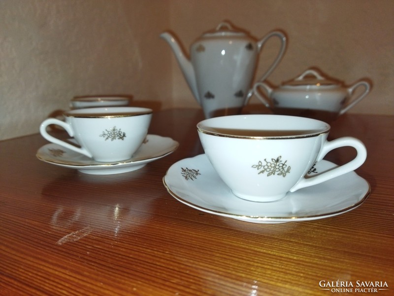 Csehszlovák porcelán kávés készlet