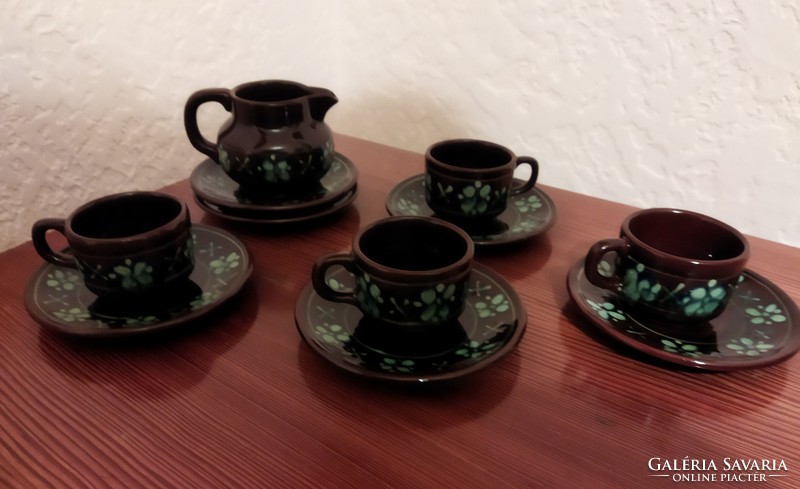 Városlőd ceramic coffee set