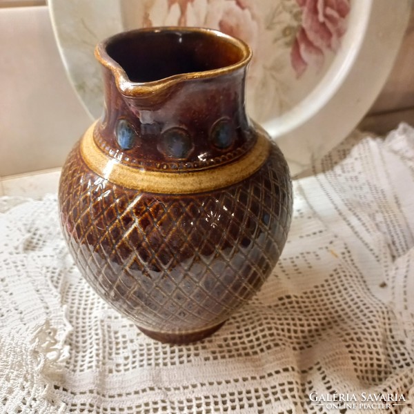 Glazed ceramic jug / jug - German