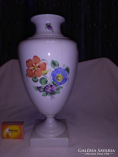 Herend tertia, tertiary vase - 29 cm - damaged